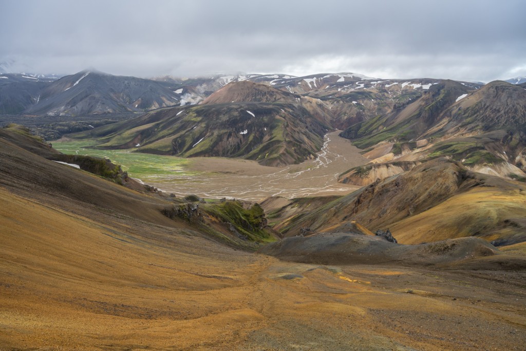 Rhyolite mountains Best 5 day hikes in Landmannalaugar with Maps