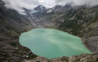 The Triftsee and the Triftglacier