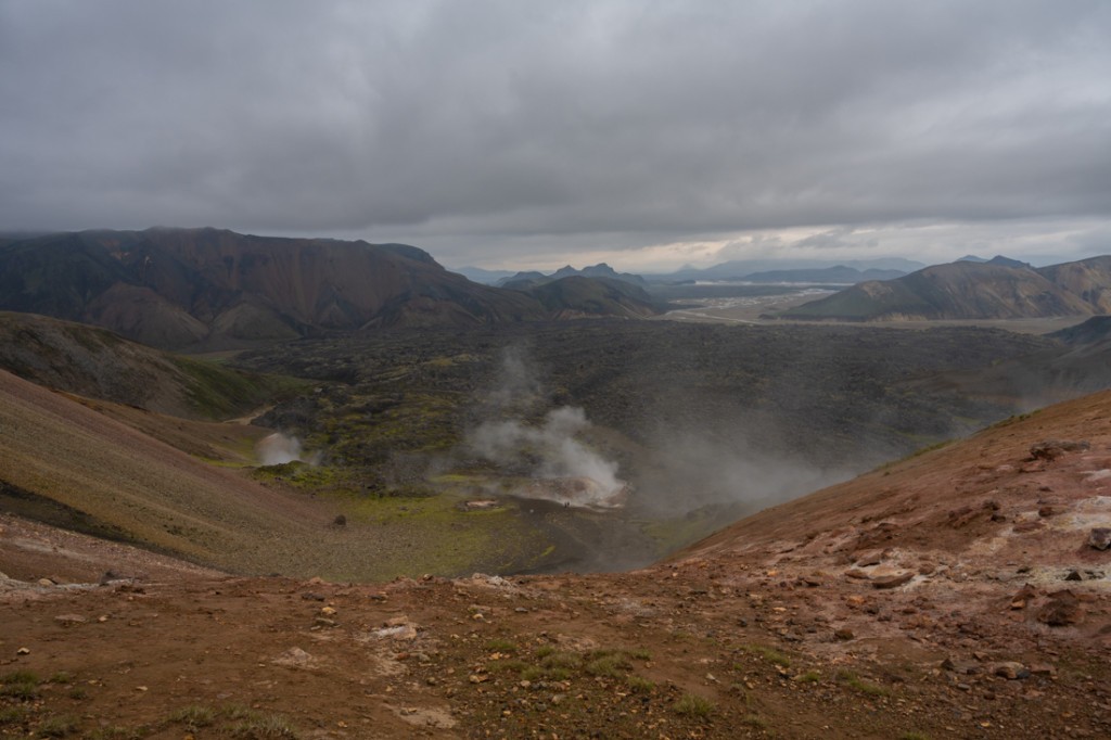 Brennisteinsalda view above the fumaroles