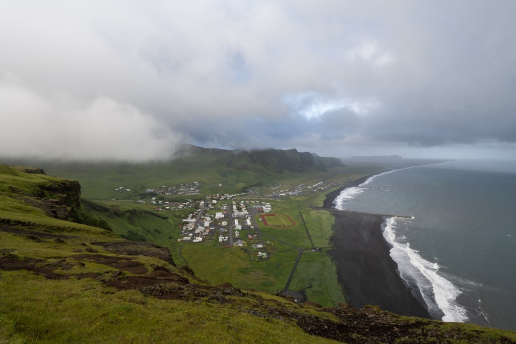 The Reynisfjall Sea Cliffs Hike - Vik from above
