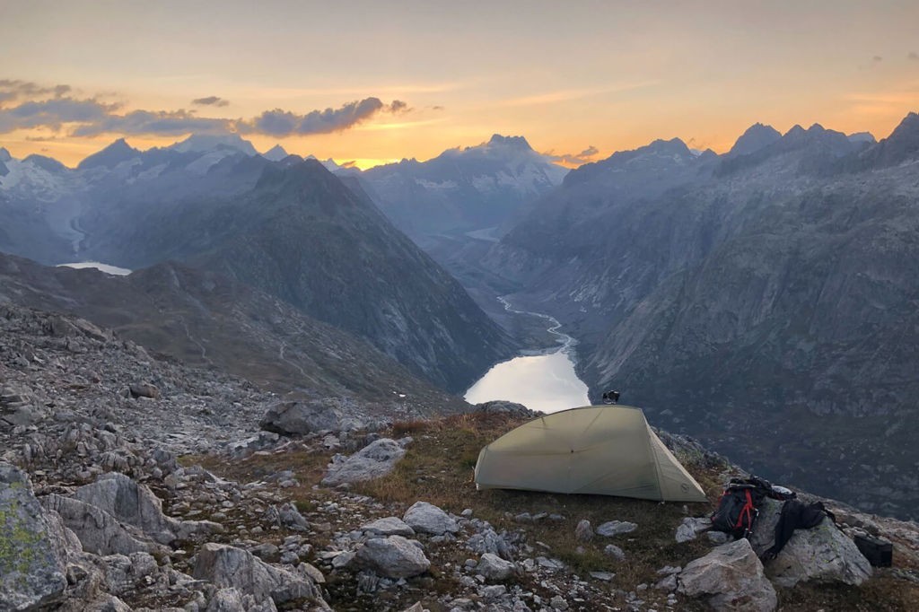 One person tents for hiking photographers