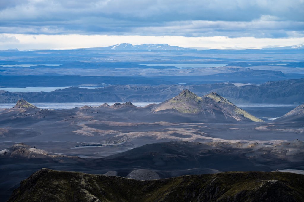 view of the desert Icelandic highlands