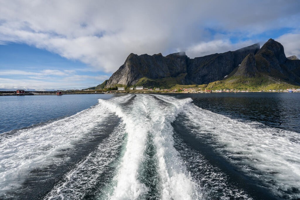 Boat ride from Reine to Kjerkfjord