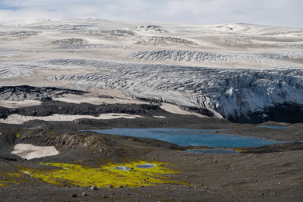 Huldujökull, view from Sker