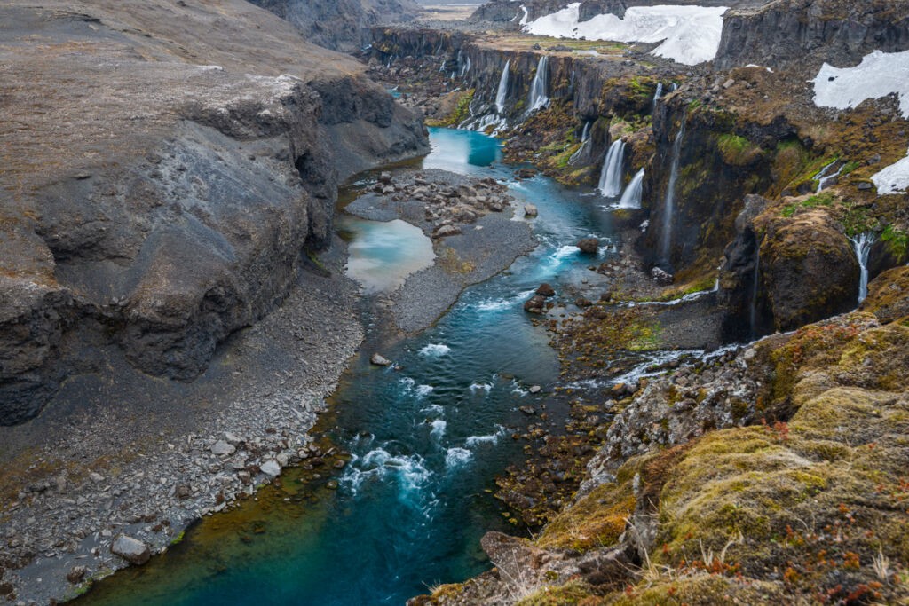 The Sigöldugljúfur Canyon, or the Valley of tears in Iceland