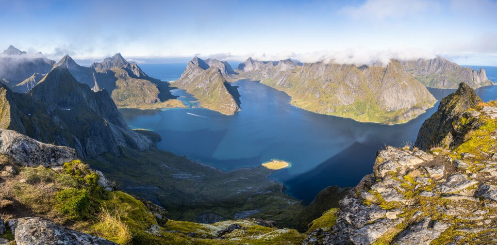 Panoramic Image from the top of Veinestinden