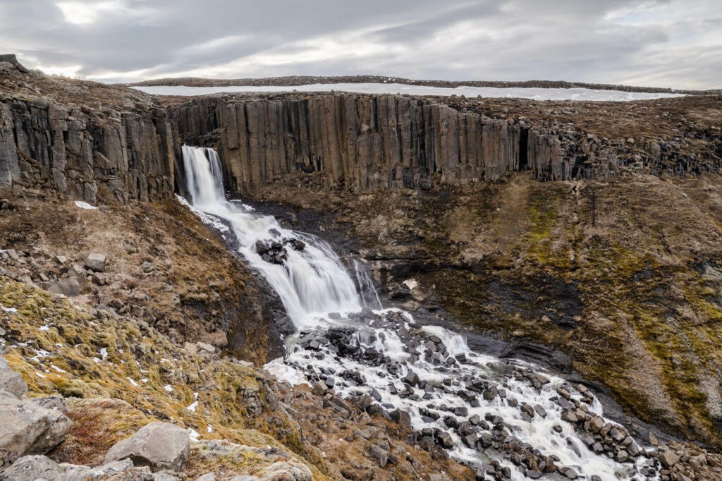 Stuðlafoss, waterfall in the east of Iceland