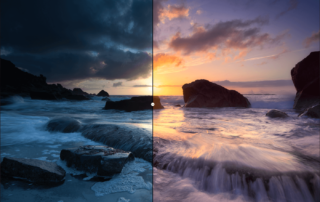 Luminar Neo AI Photo Editor Review before and after image