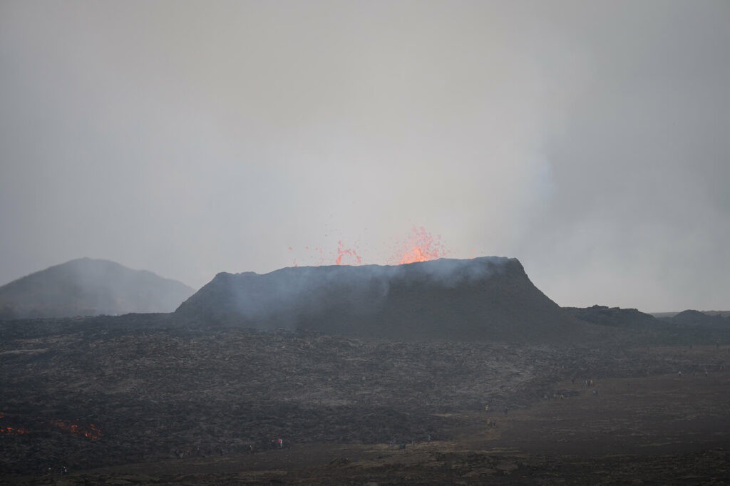 Active Vent of the 2023 Fagradalsfjall eruption by