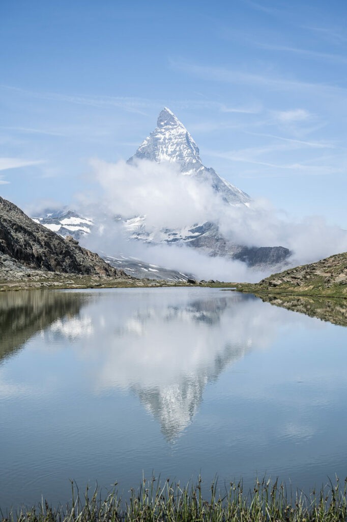 The Matterhorn reflecting into the Riffelsee