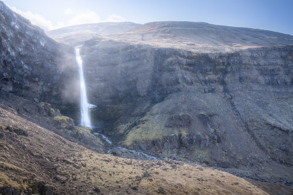 Flogufoss, a waterfall in East Iceland