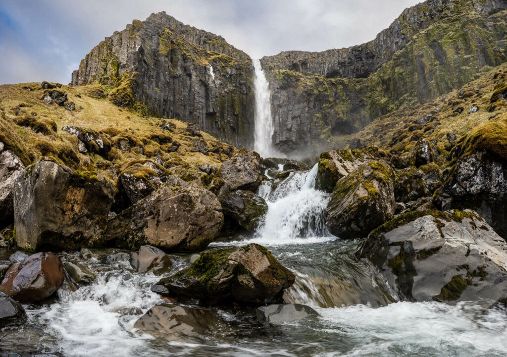 Grundarfoss waterfall in the Snaefellsness peninsula