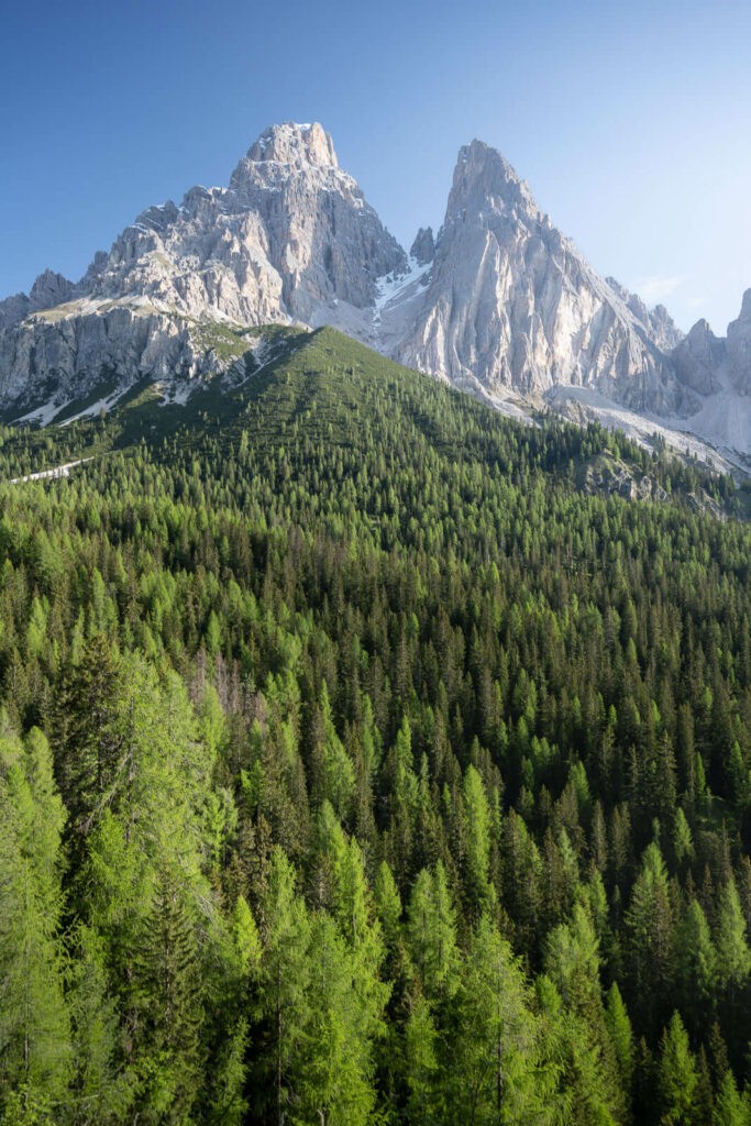 Monte Cristallo in the Dolomiti