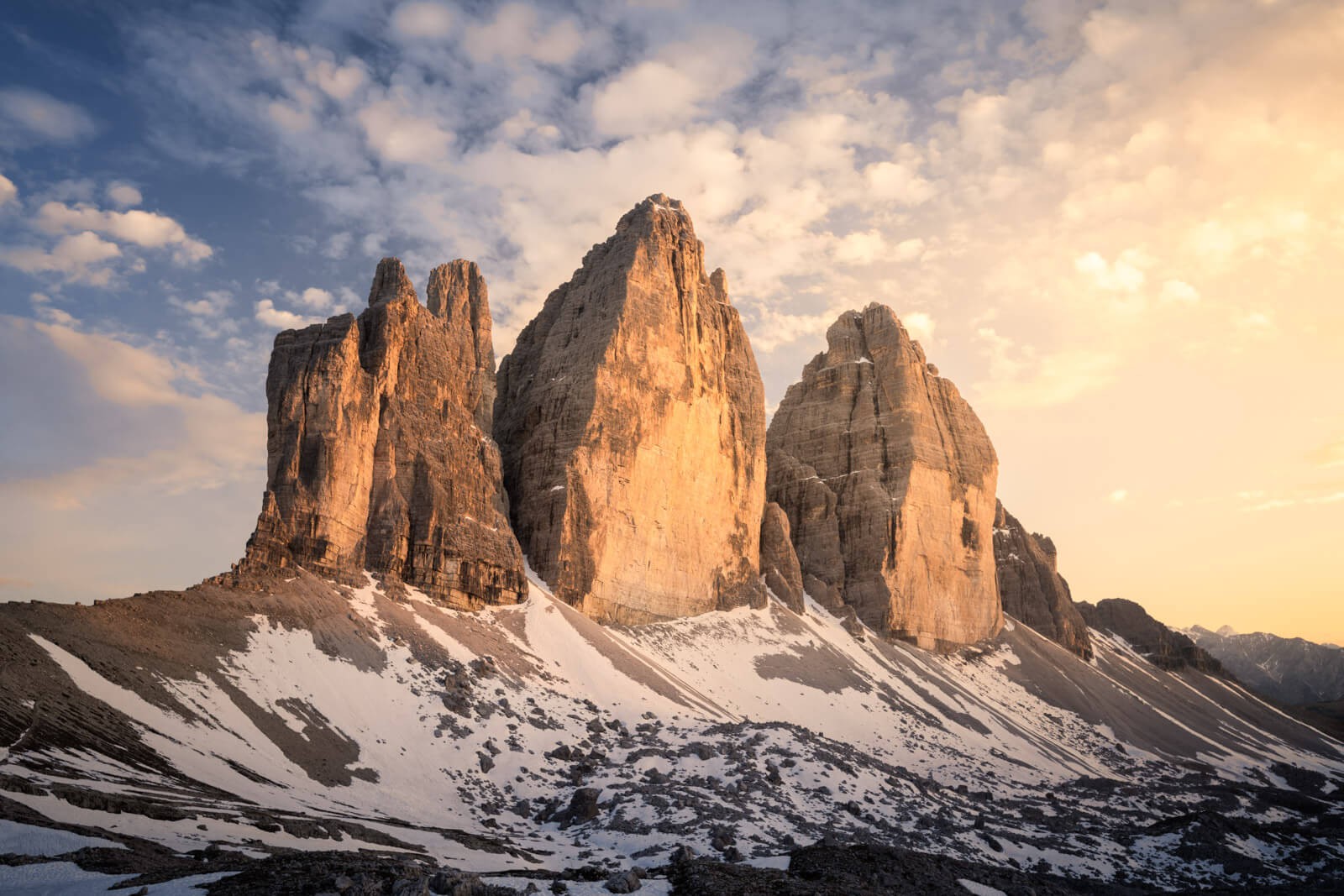 Le Tre Cime in the Dolomites are one of the best hiking destination in italy